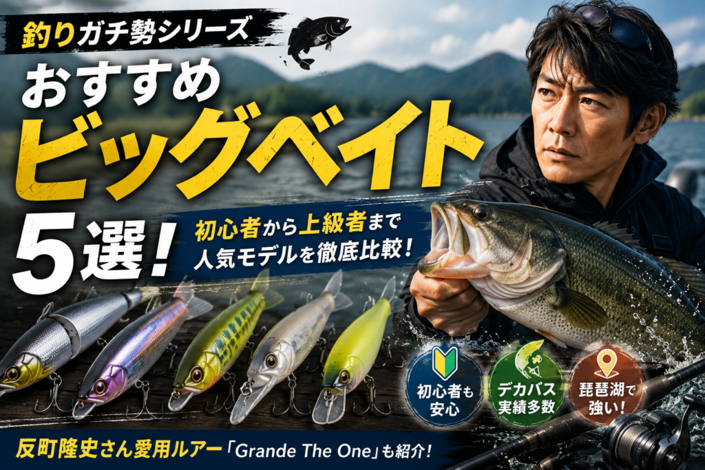 おすすめビッグベイト5選！初心者から上級者まで人気モデルを徹底比較 